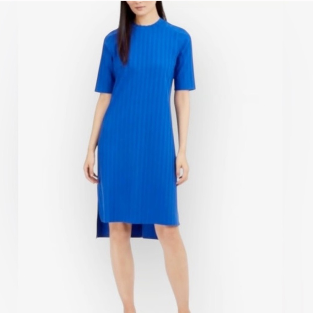 Like New Eileen Fisher Blue Dress, large petite